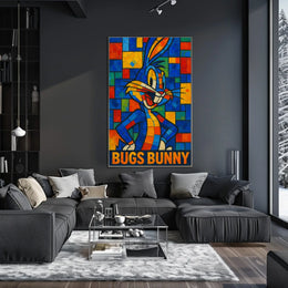 Bugs Bunny in Vibrant Colors Poster
