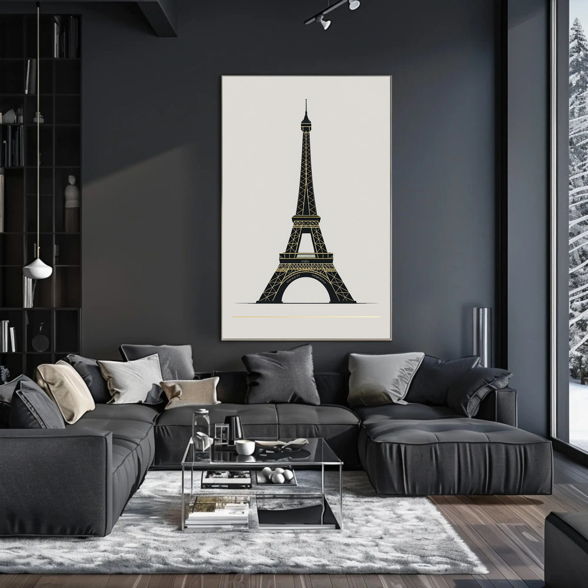 Eiffel Tower Illustration Poster