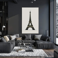 Eiffel Tower Illustration Poster