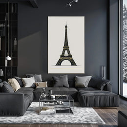 Eiffel Tower Illustration Poster