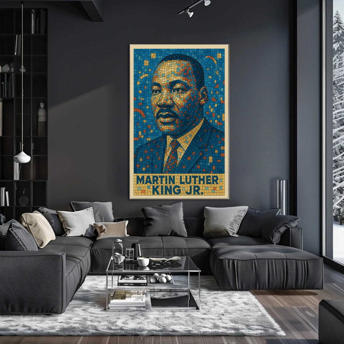 Martin Luther King Jr. Mosaic Poster