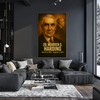 Warren G. Harding 29Th President Poster