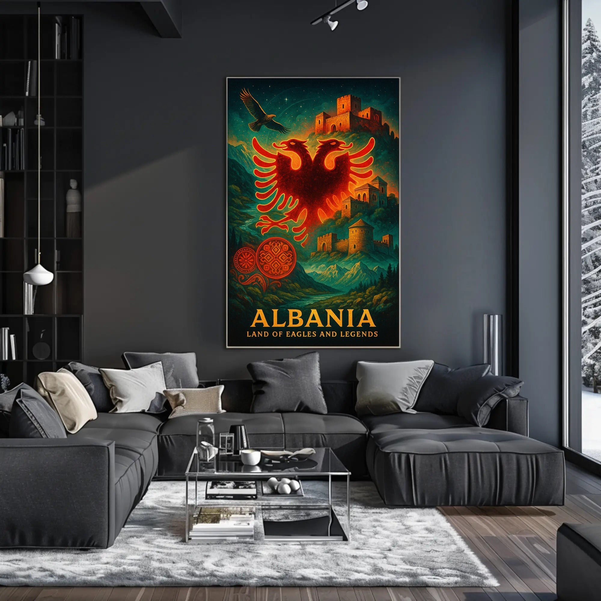 Albania Land of Eagles and Legends Poster