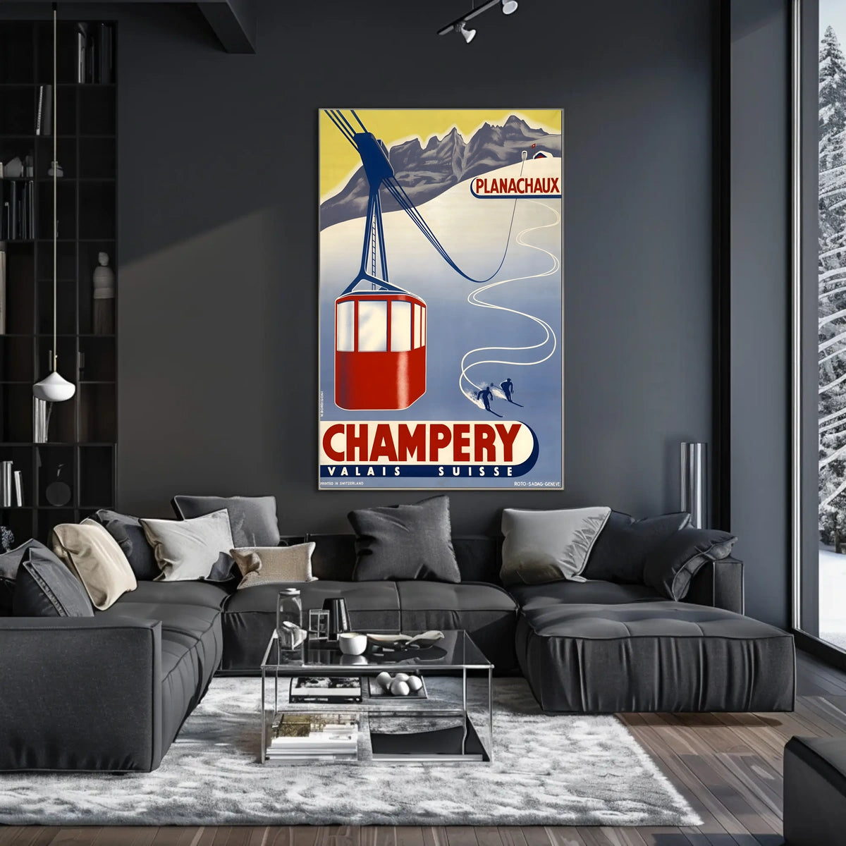 Champery Ski Resort Poster