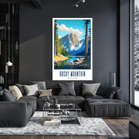 Rocky Mountain National Park Scenic Poster Print