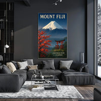 Mount Fuji Cultural Icon of Japan Poster