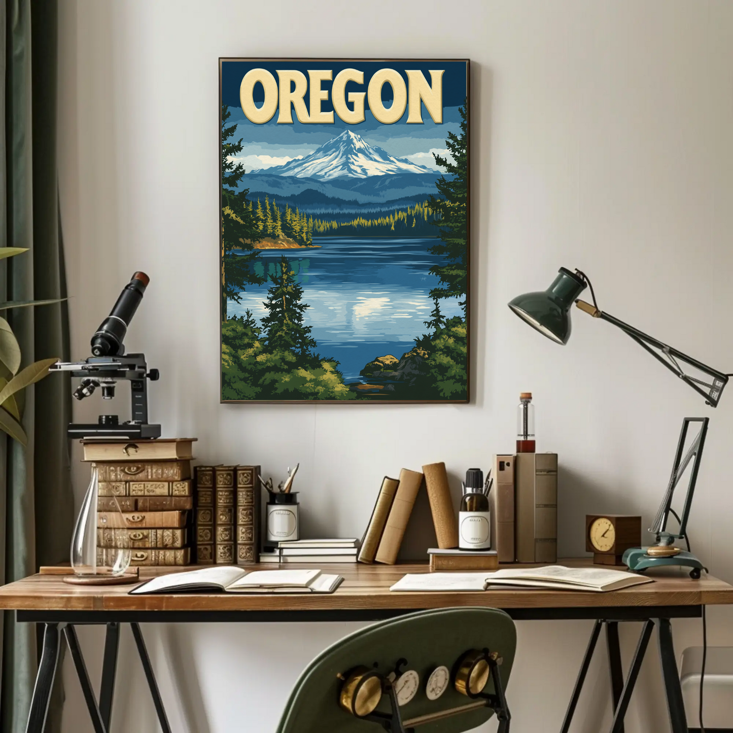 Oregon Vintage Poster