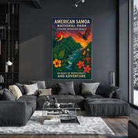 American Samoa National Park Poster: Awe-Inspiring Nature Scenery