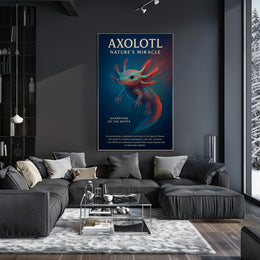 Axolotl Natures Miracle Poster