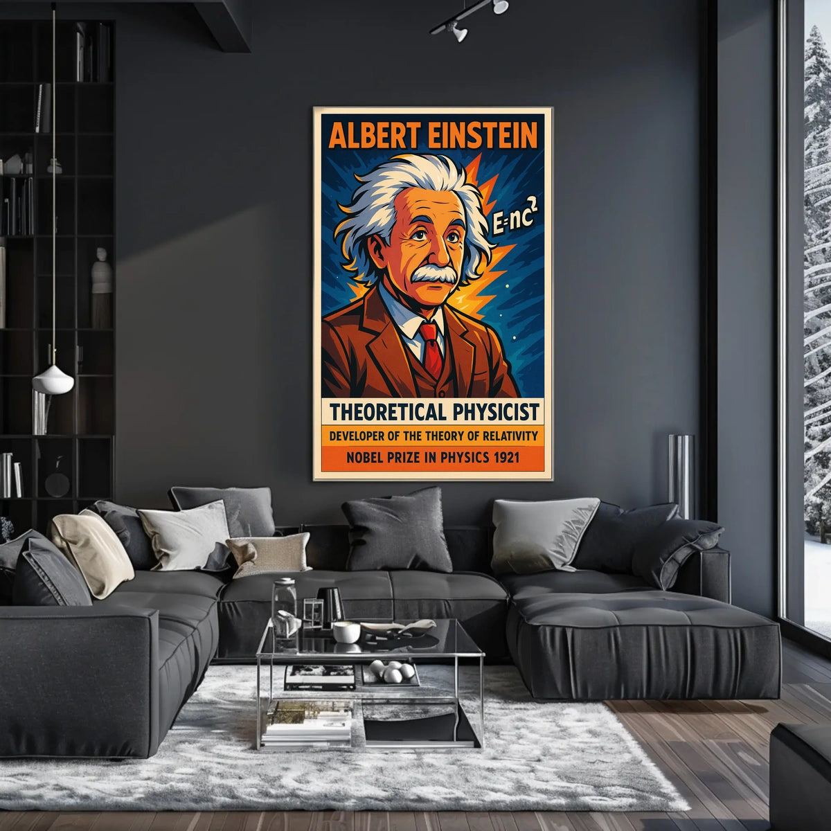 Albert Einstein Theoretical Physicist Poster