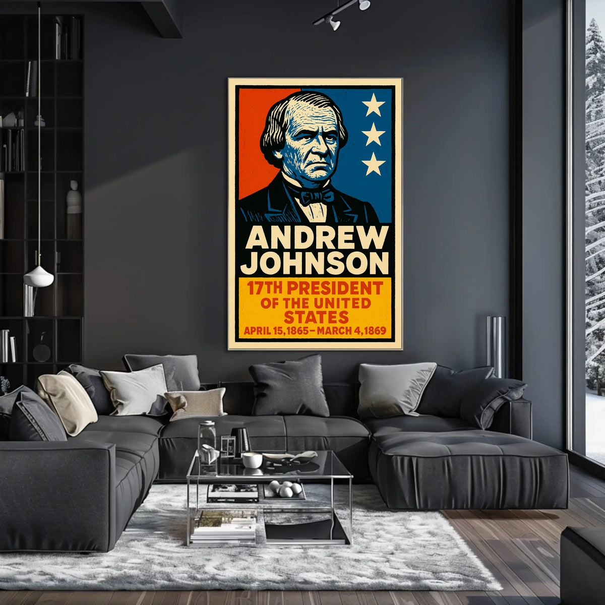 Andrew Johnson 17th President Poster