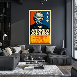 Andrew Johnson 17th President Poster