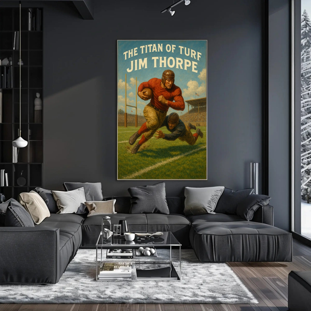 The Titan of Turf Jim Thorpe Poster