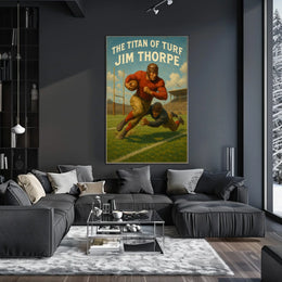 The Titan of Turf Jim Thorpe Poster
