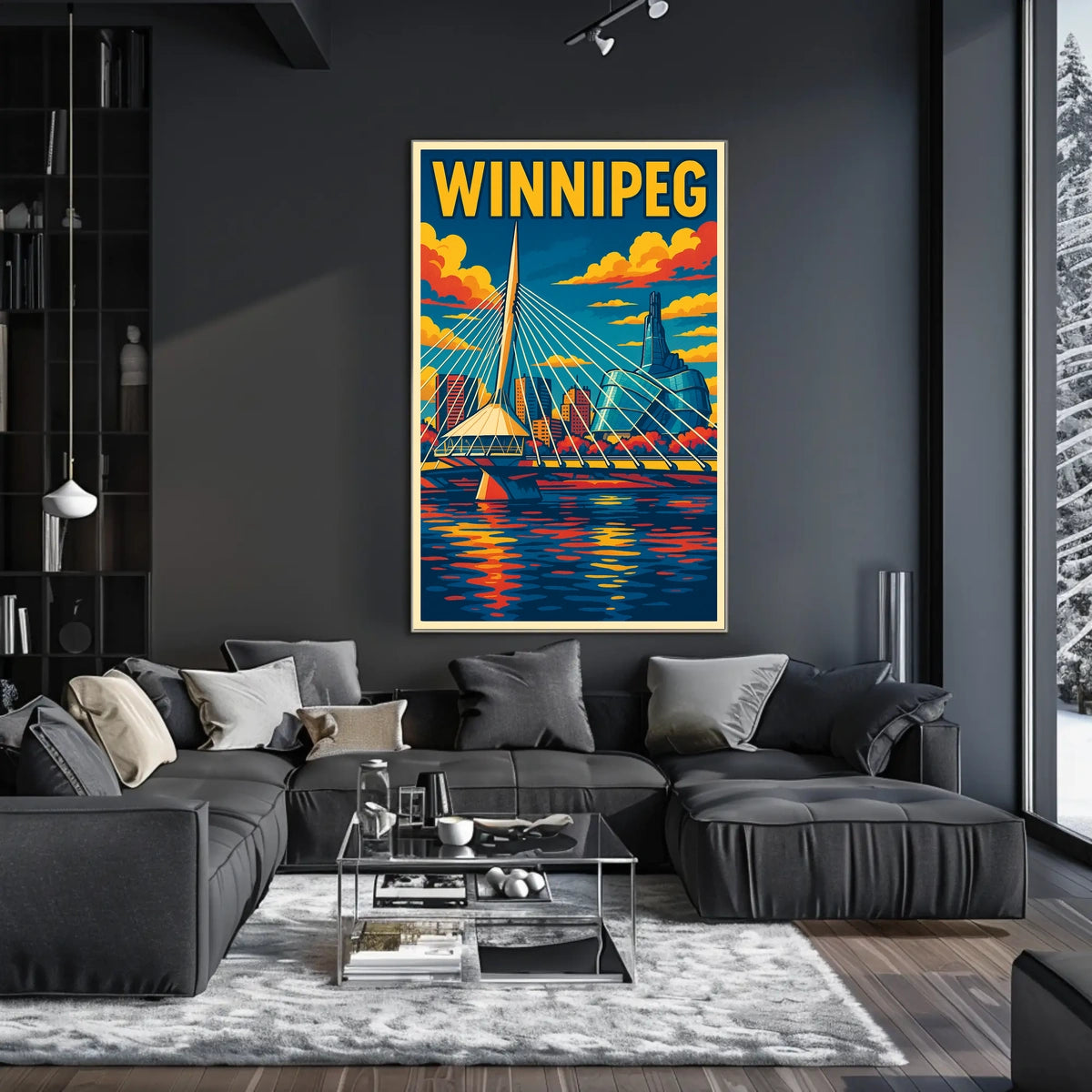 Vibrant Winnipeg Poster