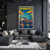 Vibrant Winnipeg Poster