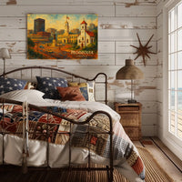 Monrovia, Liberia Cityscape Art Poster