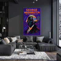 George Washington Neon Liberty Historical or Presidential Poster