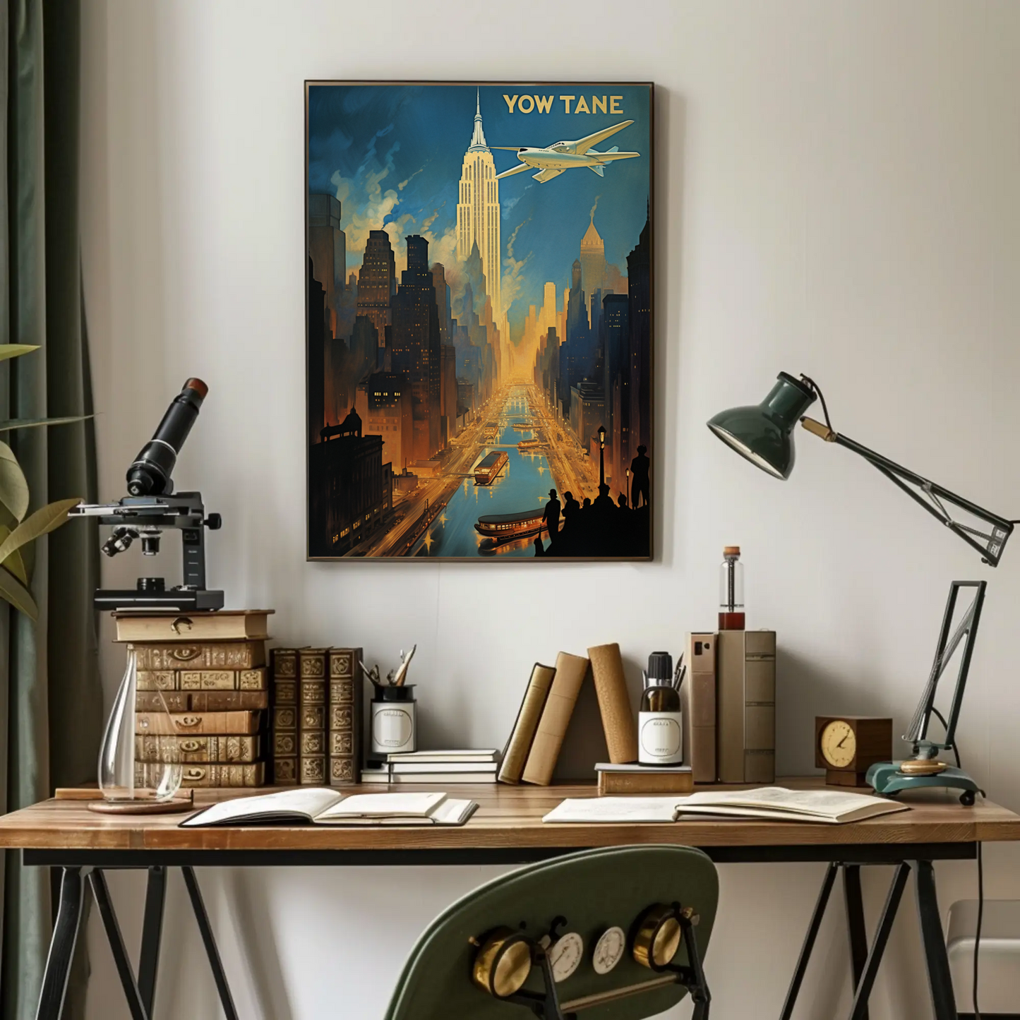 New York Vintage Travel Poster