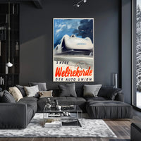 Auto Union Speed Records Poster
