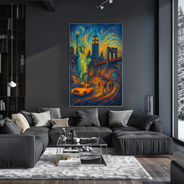 Vibrant New York Cityscape Poster