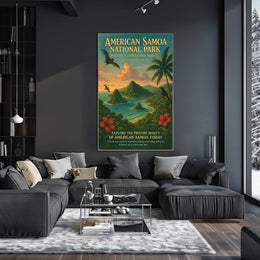 National Park of American Samoa Travel Poster