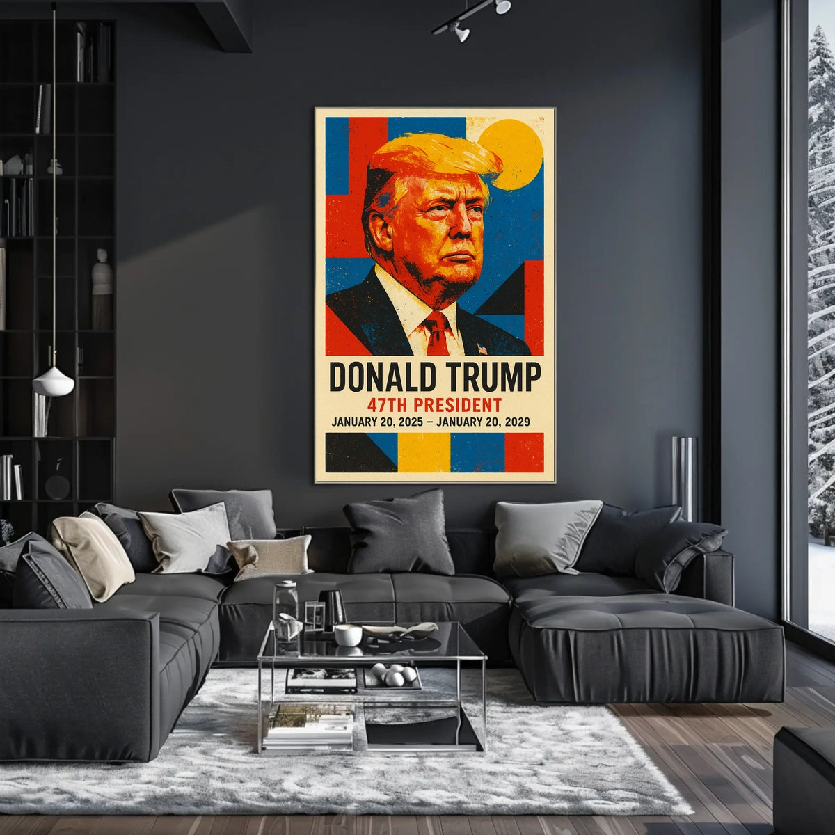 Trump Visionary Leader Pop Art Patriotic Poster