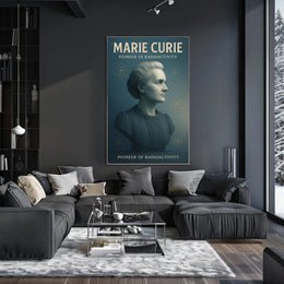 Marie Curie Pioneer Of Radioactivity Poster