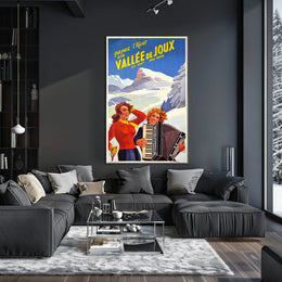 Winter In Vallée De Joux Poster