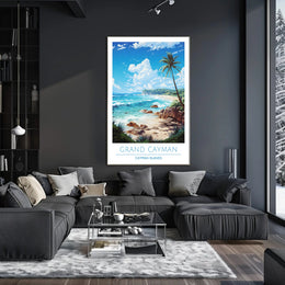 Grand Cayman Beachscape Poster