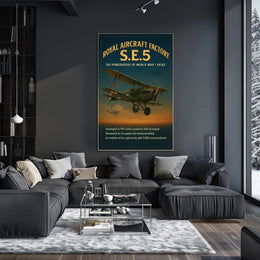 S.E.5 The Powerhouse of World War I Skies Poster
