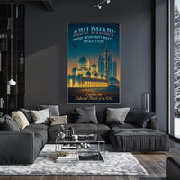 Abu Dhabi Harmony Modern and Traditional Poster