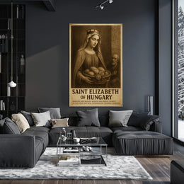 Saint Elizabeth Of Hungary Poster