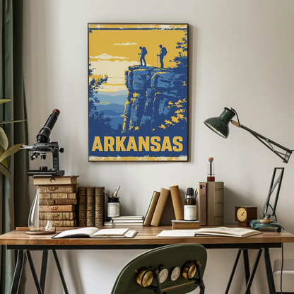 Arkansas Vintage Poster