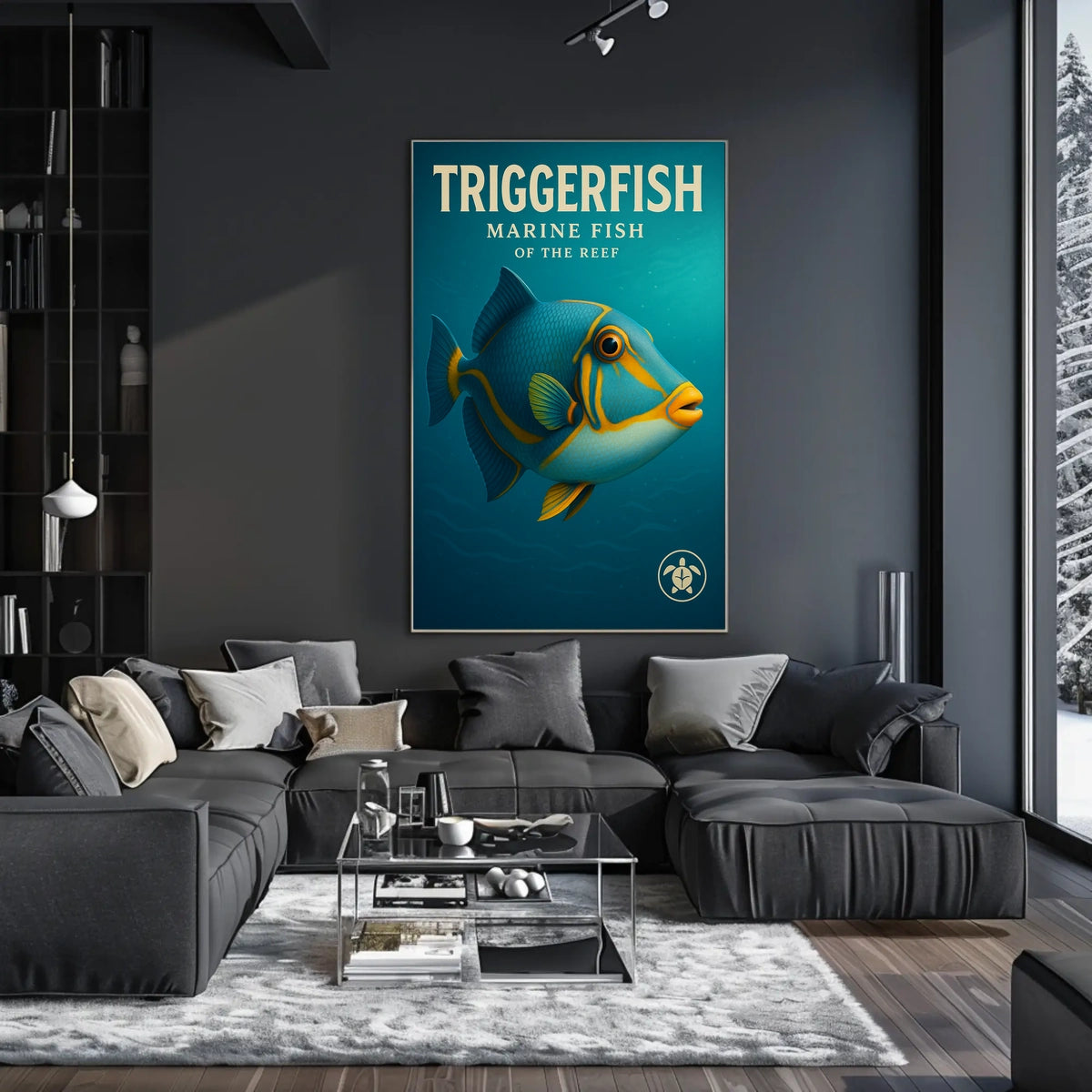 Triggerfish Marine Fish Of The Reef Poster