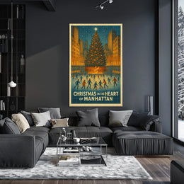 Christmas In The Heart Of Manhattan Poster