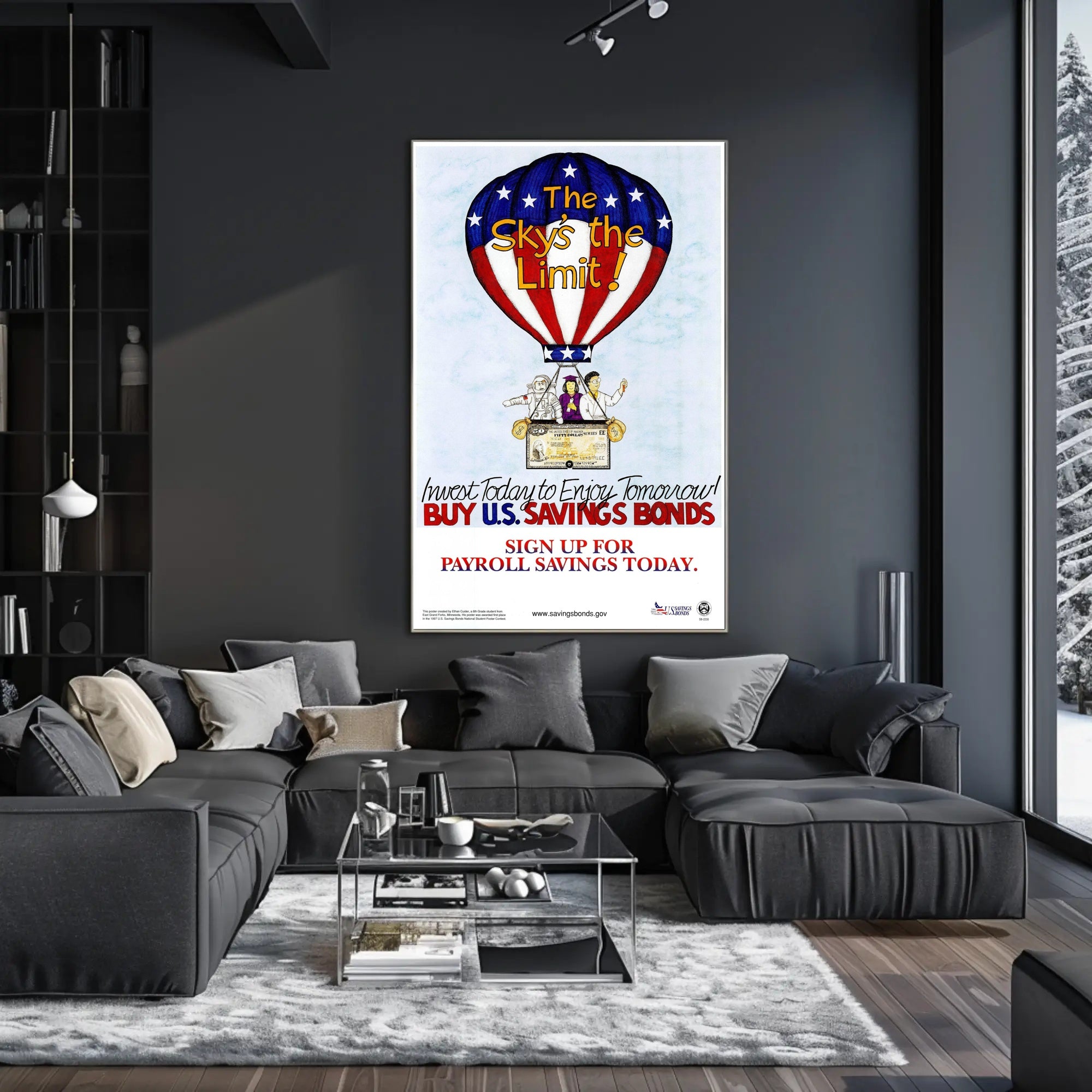 The Sky's the Limit! Poster PosterGoat