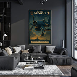 Vought F4U Corsair Poster