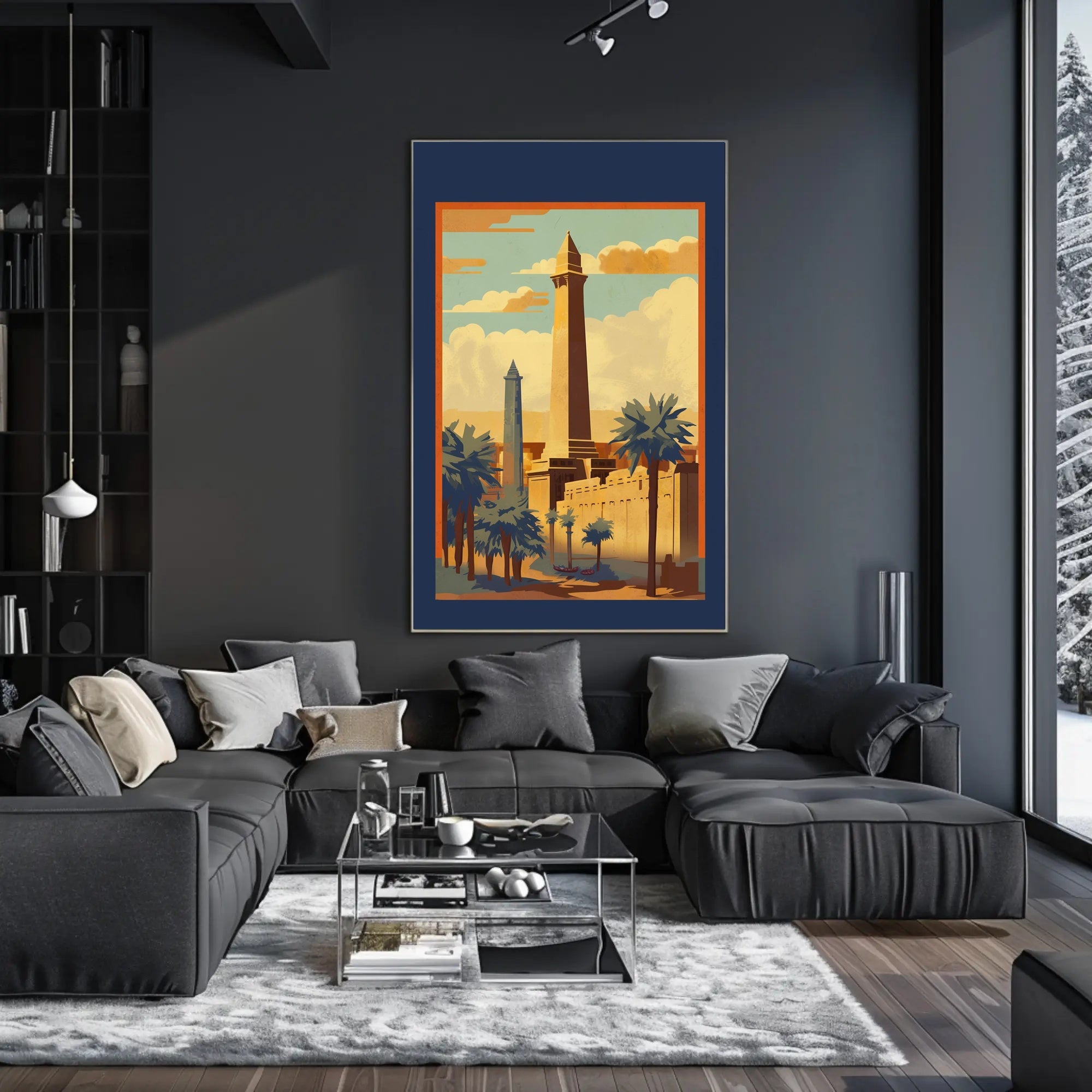 Ancient Egyptian Landscape Poster