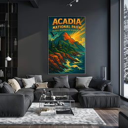 Acadia National Park Majestic Poster