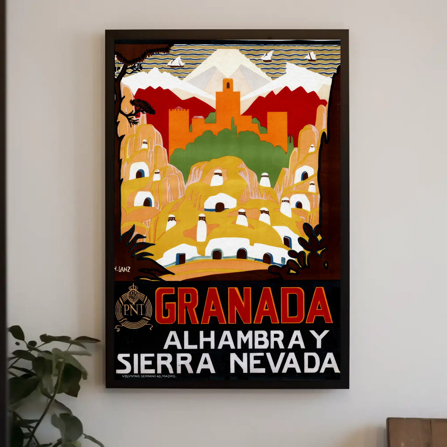 Granada Travel Poster