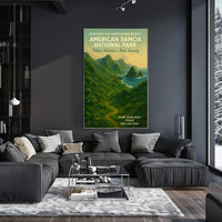Adventure Meets Serenity Travel Destination Poster