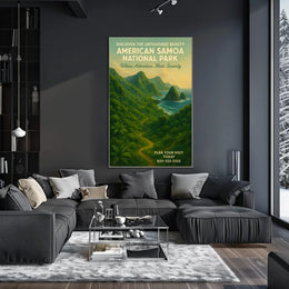 Adventure Meets Serenity Travel Destination Poster
