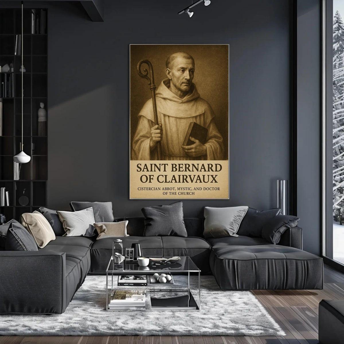 Saint Bernard Of Clairvaux Poster