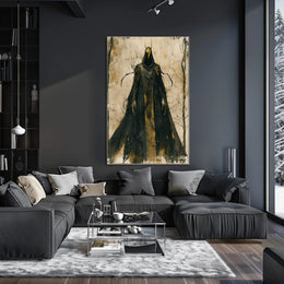 Mysterious Hooded Figure Poster in Fantasy or Mythology PosterGoat