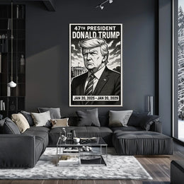 Donald Trump 47th President Poster
