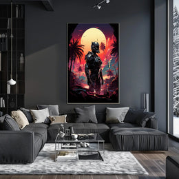 Cybernetic Sunset Poster