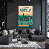 Burlington Poster Vibrant Nature And Culture