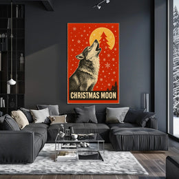 Christmas Moon Poster