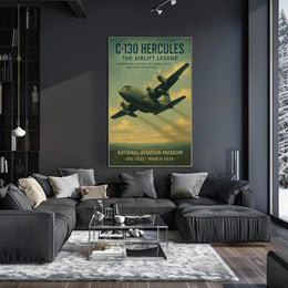 C-130 Hercules Airlift Legend Poster PosterGoat